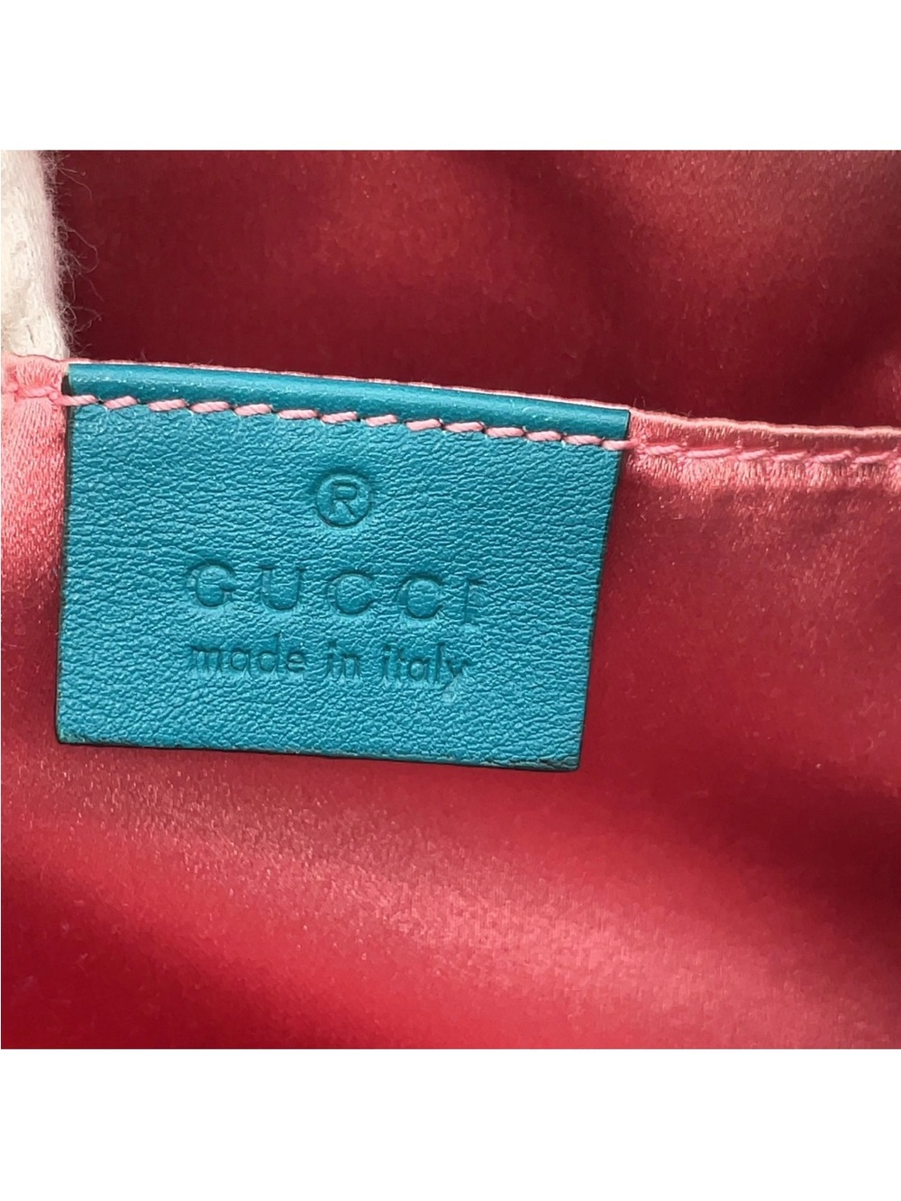 Gucci Teal Quilted Velvet GG Marmont Crossbody Bag - Picture 10 of 16